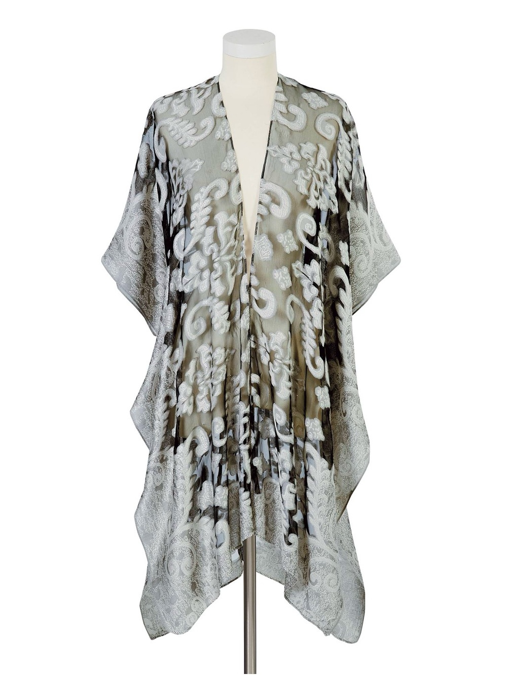 Brocade Burnout Kimono